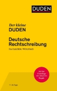 Buchcover und Innenansicht für das Buch: Der kleine Duden - Deutsche Rechtschreibung