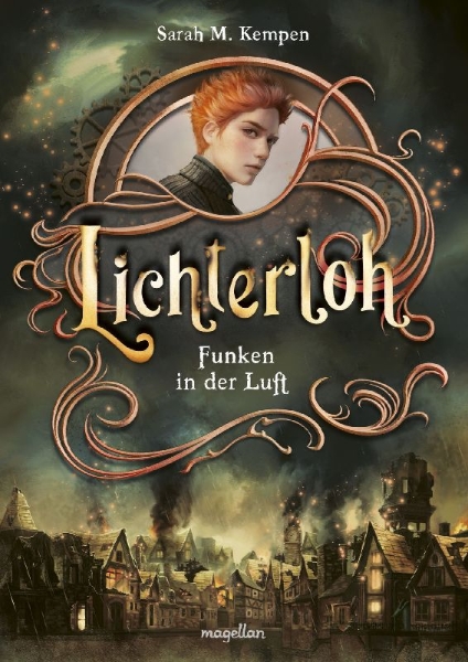 Buchcover und Innenansicht für das Buch: Lichterloh - Funken in der Luft
