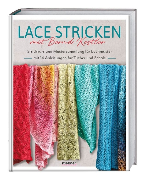 Buchcover und Innenansicht für das Buch: Lace stricken mit Bernd Kestler