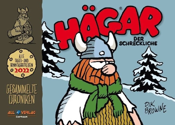 Buchcover und Innenansicht für das Buch: Hägar - Gesammelte Chroniken 2022