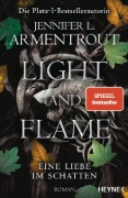 Buchcover und Innenansicht für das Buch: A Light in the Flame - Flesh and Fire Book 2