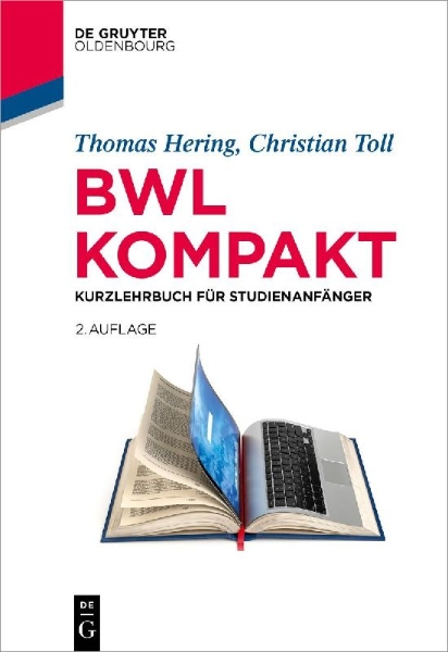 Buchcover und Innenansicht für das Buch: BWL kompakt