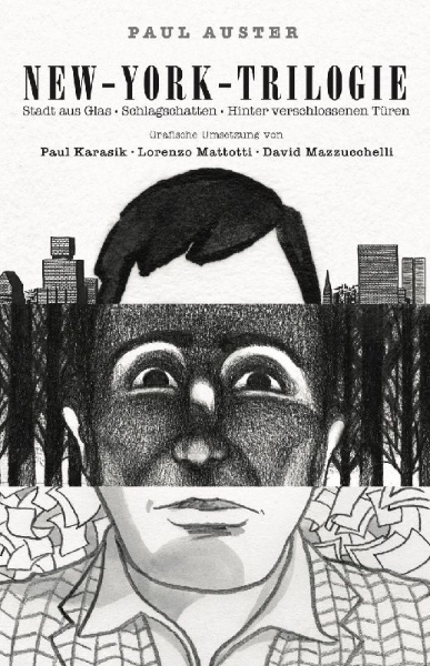 Buchcover und Innenansicht für das Buch: New-York-Trilogie