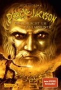 Buchcover und Innenansicht für das Buch: Percy Jackson and the Olympians - The Battle of the Labyrinth