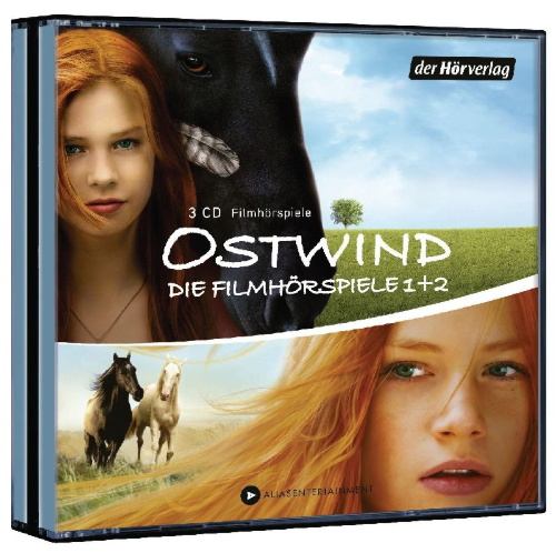 Buchcover und Innenansicht für das Buch: Ostwind Die Filmhörspiele 1 + 2