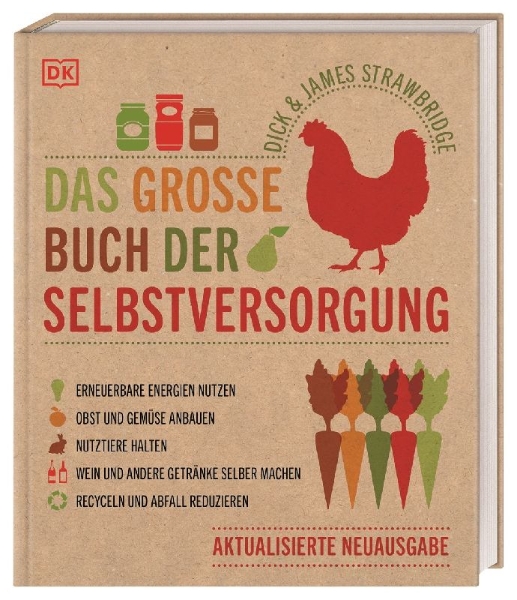 Buchcover und Innenansicht für das Buch: Das große Buch der Selbstversorgung