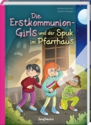 Buchcover und Innenansicht für das Buch: Die Erstkommunion-Girls und der Spuk im Pfarrhaus