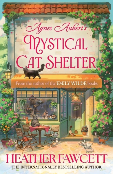 Buchcover und Innenansicht für das Buch: Agnes Aubert's Mystical Cat Shelter