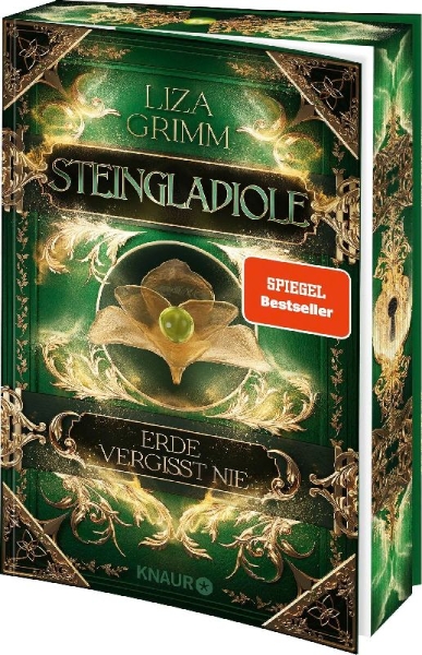Buchcover und Innenansicht für das Buch: Steingladiole. Erde vergisst nie