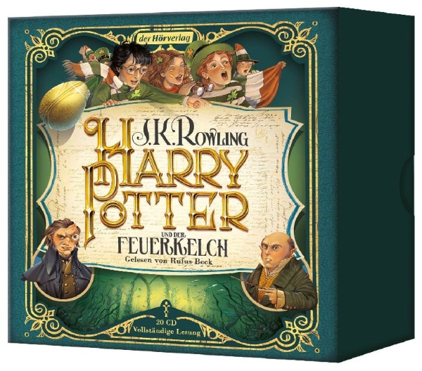 Buchcover und Innenansicht für das Buch: Harry Potter and the Goblet of Fire