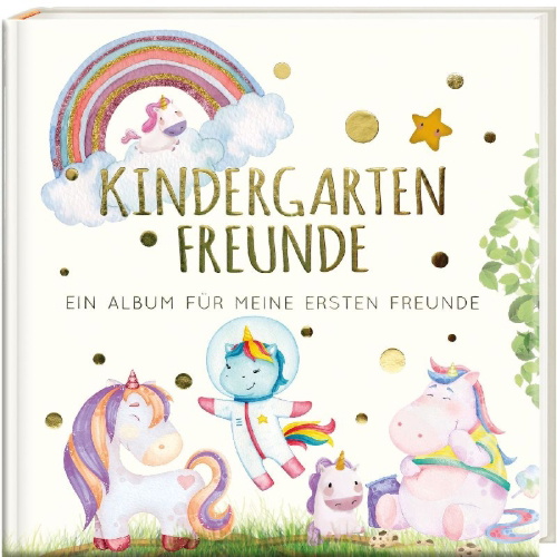 Buchcover und Innenansicht für das Buch: Kindergartenfreunde - EINHORN