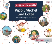 Buchcover und Innenansicht für das Buch: Pippi, Michel und Lotta