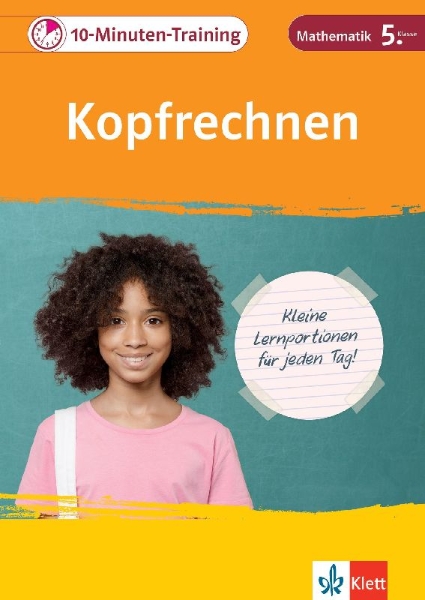 Buchcover und Innenansicht für das Buch: 10-Minuten-Training Mathematik Kopfrechnen 5. Klasse