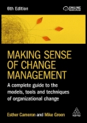Buchcover und Innenansicht für das Buch: Making Sense of Change Management