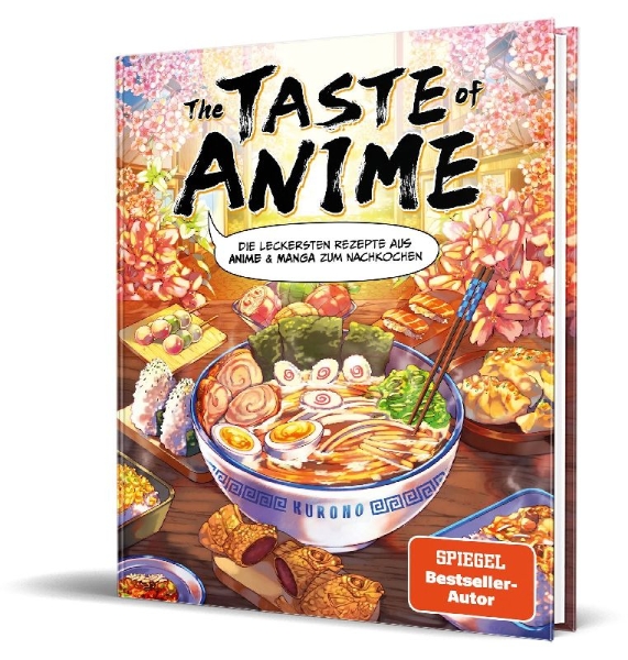Buchcover und Innenansicht für das Buch: The Taste of Anime