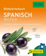 Buchcover und Innenansicht für das Buch: PONS Bildwörterbuch Spanisch