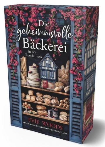 Buchcover und Innenansicht für das Buch: Die geheimnisvolle Bäckerei in der rue de Paris