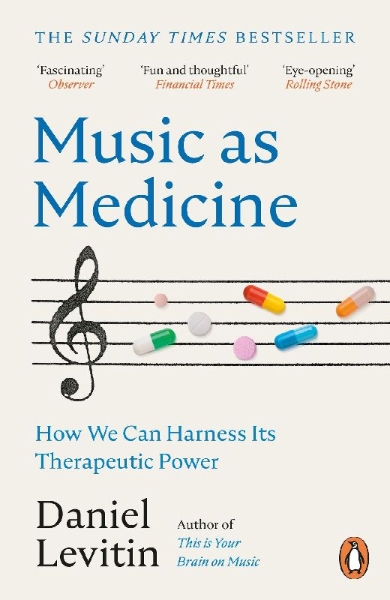 Buchcover und Innenansicht für das Buch: Music as Medicine
