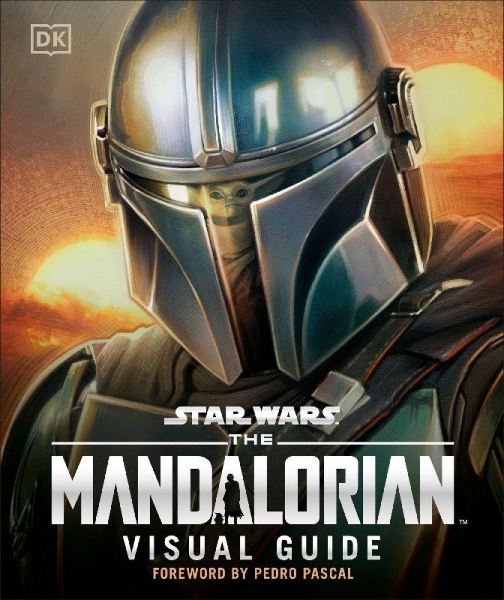 Buchcover und Innenansicht für das Buch: Star Wars The Mandalorian Visual Guide