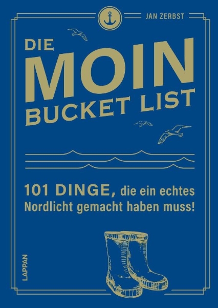 Buchcover und Innenansicht für das Buch: Die MOIN Bucket List