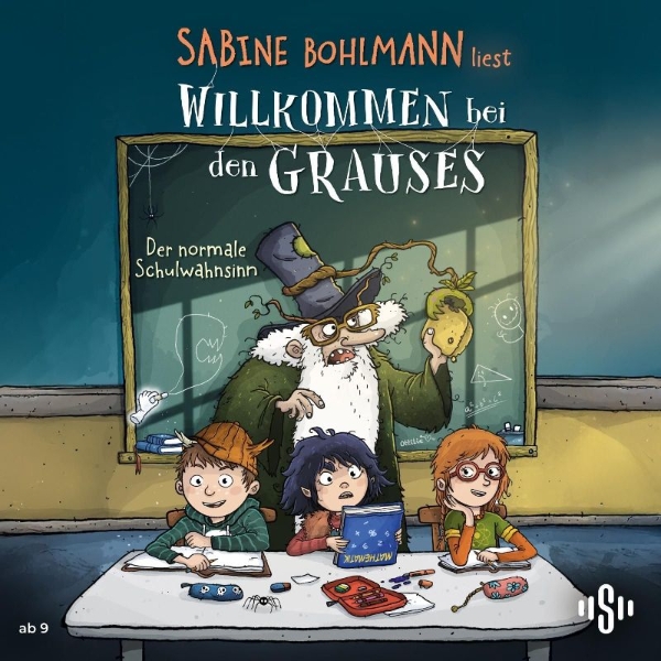 Buchcover und Innenansicht für das Buch: Willkommen bei den Grauses 3: Der normale Schulwahnsinn