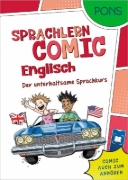 Buchcover und Innenansicht für das Buch: PONS Sprachlern-Comic Englisch