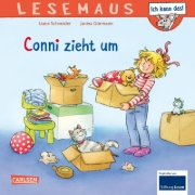 Buchcover und Innenansicht für das Buch: LESEMAUS 66: Conni zieht um