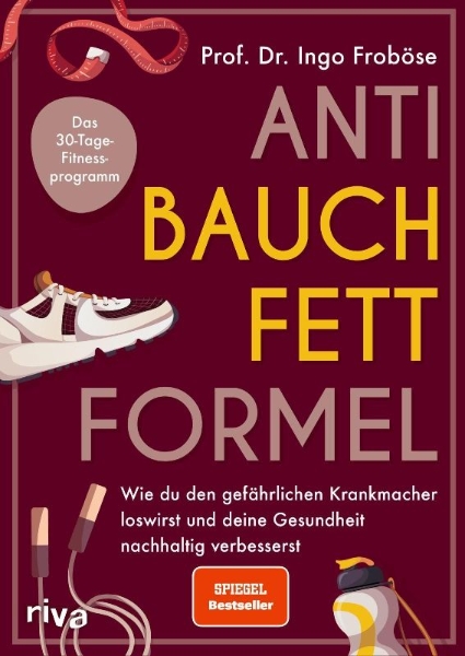 Buchcover und Innenansicht für das Buch: Anti-Bauchfett-Formel