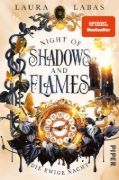 Buchcover und Innenansicht für das Buch: Night of Shadows and Flames - Die Ewige Nacht