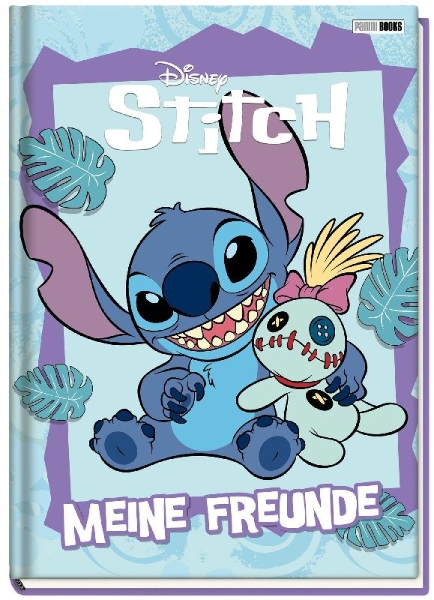 Buchcover und Innenansicht für das Buch: Disney Stitch: Meine Freunde