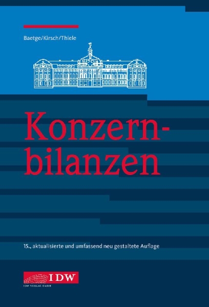 Buchcover und Innenansicht für das Buch: Konzernbilanzen