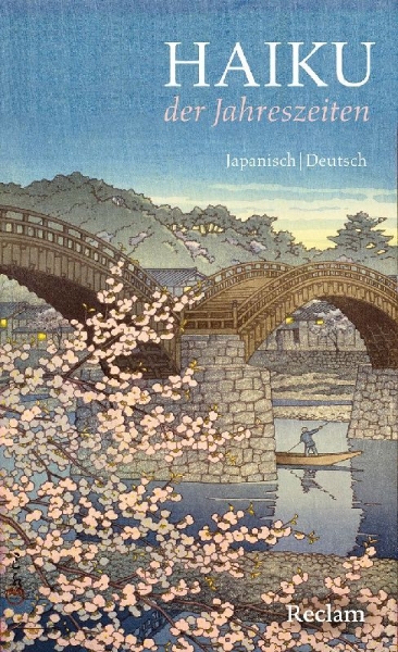 Buchcover und Innenansicht für das Buch: Haiku der Jahreszeiten. Japanische Kurzgedichte und Farbholzschnitte
