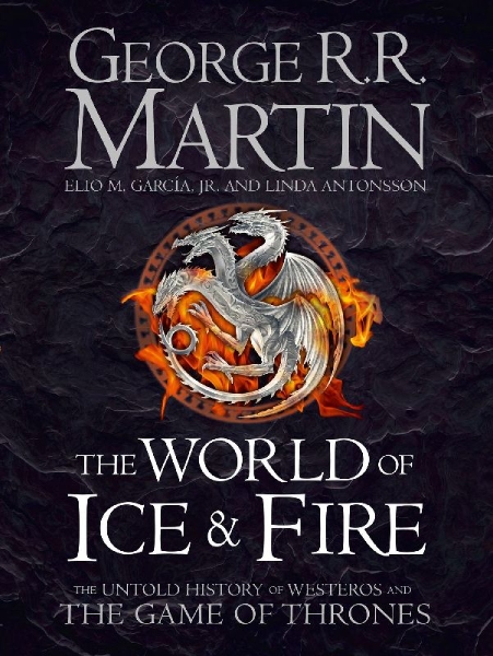 Buchcover und Innenansicht für das Buch: The World of Ice and Fire