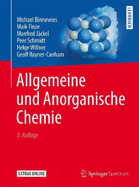 Buchcover und Innenansicht für das Buch: Allgemeine und Anorganische Chemie