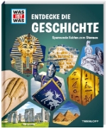 Buchcover und Innenansicht für das Buch: WAS IST WAS Entdecke die Geschichte