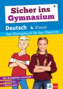 Buchcover und Innenansicht für das Buch: Sicher ins Gymnasium Deutsch 4. Klasse