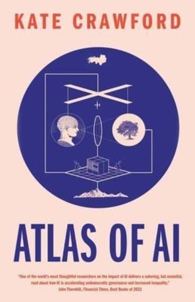 Buchcover und Innenansicht für das Buch: Atlas of AI