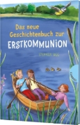 Buchcover und Innenansicht für das Buch: Das neue Geschichtenbuch zur Erstkommunion
