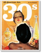 Buchcover und Innenansicht für das Buch: All-American Ads of the 30s