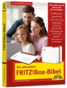 Buchcover und Innenansicht für das Buch: Die ultimative FRITZ!Box-Bibel - Das Praxisbuch