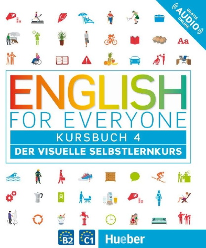 Buchcover und Innenansicht für das Buch: English for Everyone 4 - Kursbuch