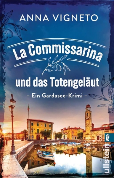 Buchcover und Innenansicht für das Buch: La Commissarina und das Totengeläut