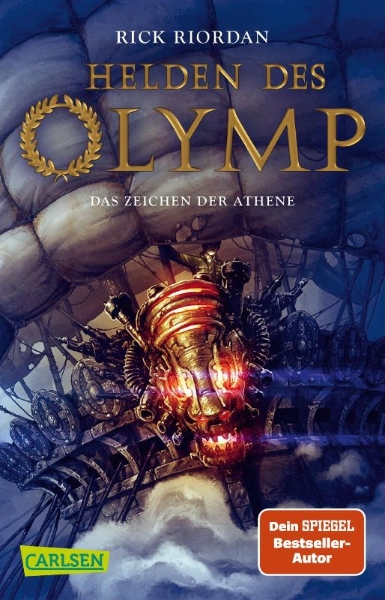 Buchcover und Innenansicht für das Buch: Helden des Olymp 03: Das Zeichen der Athene