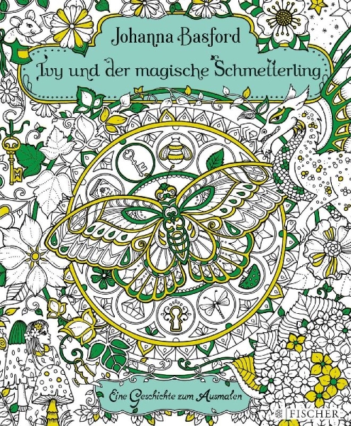 Buchcover und Innenansicht für das Buch: Ivy und der magische Schmetterling