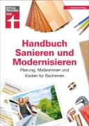 Buchcover und Innenansicht für das Buch: Handbuch Sanieren und Modernisieren