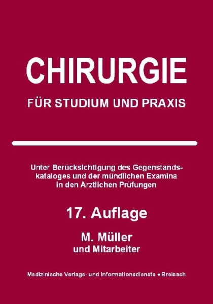 Buchcover und Innenansicht für das Buch: Chirurgie