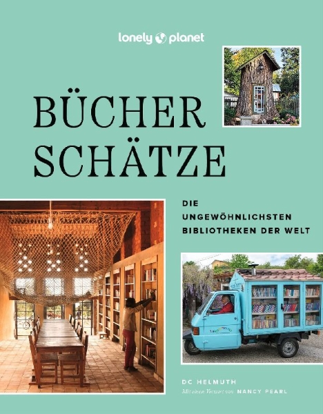 Buchcover und Innenansicht für das Buch: LONELY PLANET Bildband Bücherschätze