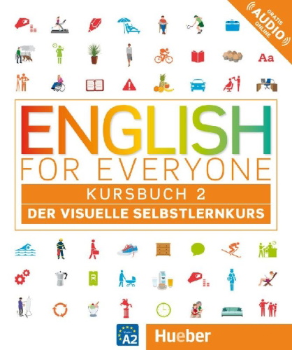 Buchcover und Innenansicht für das Buch: English for Everyone Kursbuch 2
