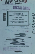 Buchcover und Innenansicht für das Buch: Simple Sabotage Field Manual