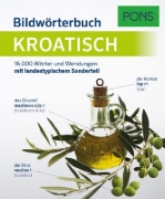 Buchcover und Innenansicht für das Buch: PONS Bildwörterbuch Kroatisch